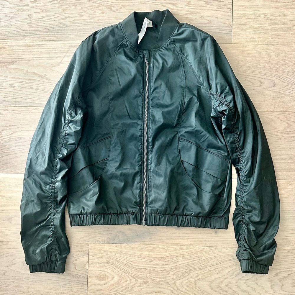 lululemon above the clouds bomber jacket